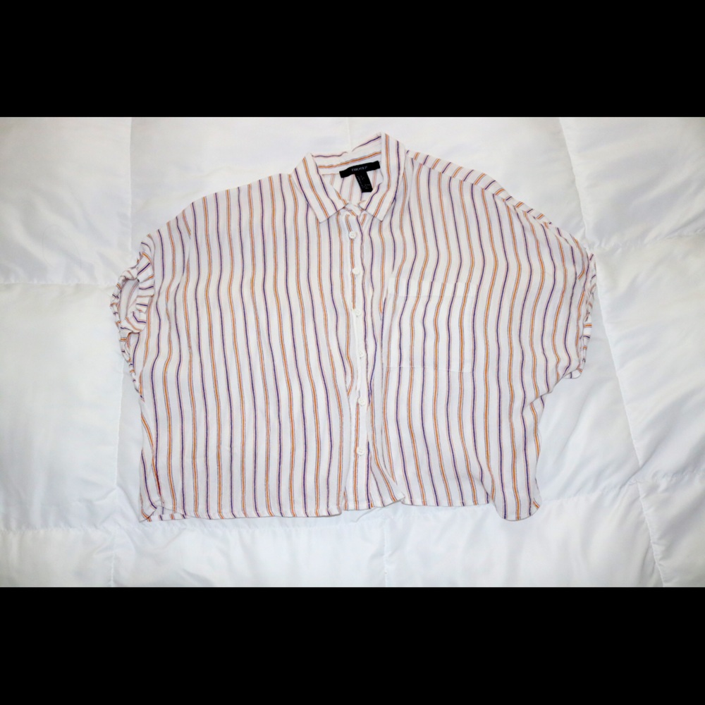 forever 21 button up blouse